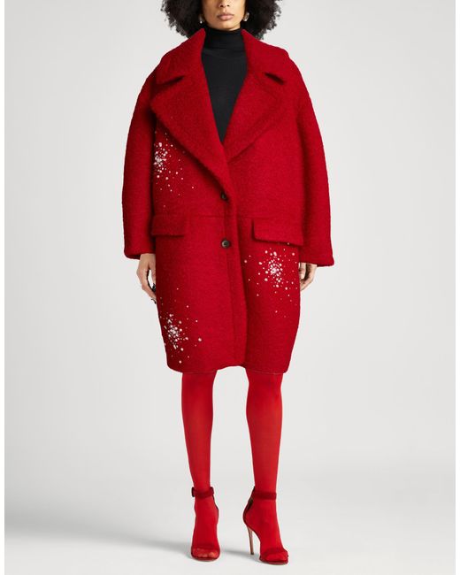 DES_PHEMMES Red Shearling & Teddy