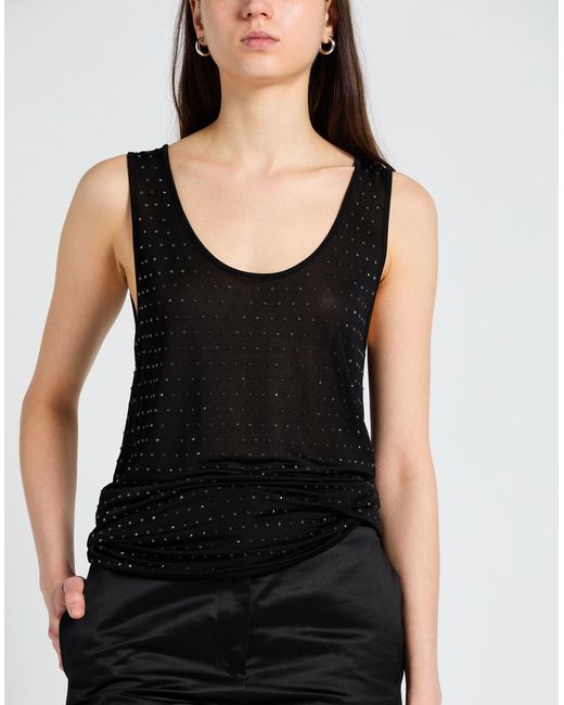 Blumarine Black Top Viscose