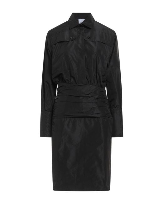 Patou Black Midi Dress Polyester