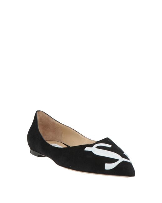 Jimmy Choo Black Ballet Flats