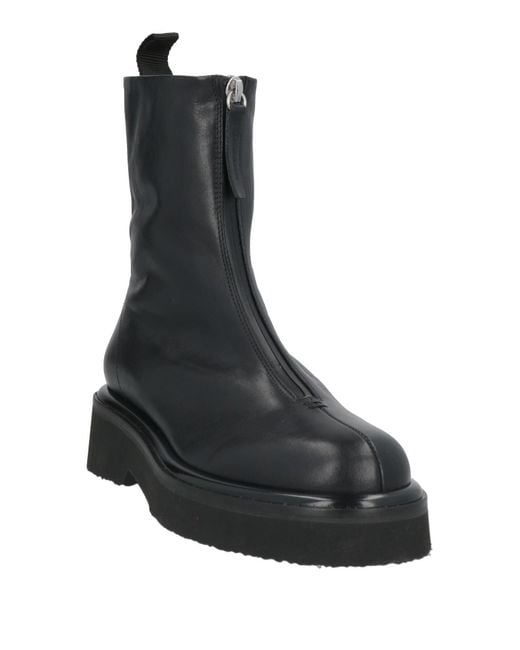 Halmanera Black Ankle Boots