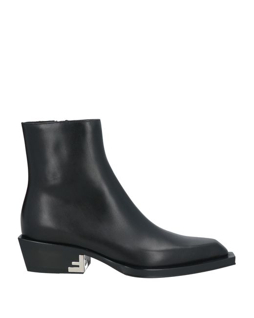 Botines de caña alta Fendi de hombre de color Black