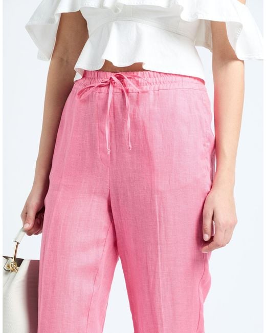Ballantyne Pink Pants Linen