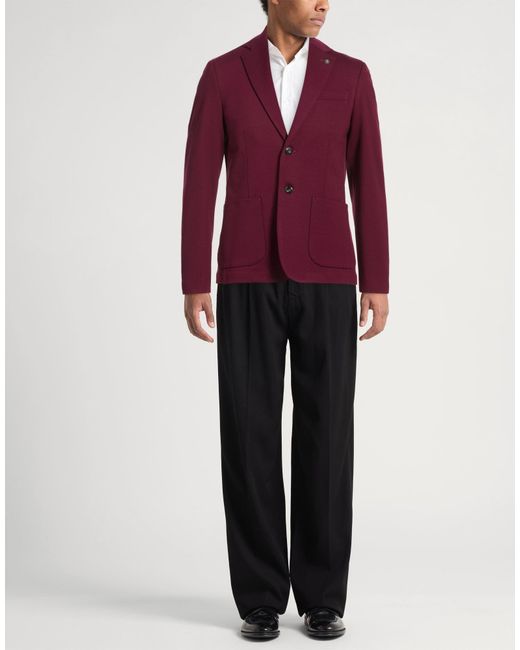 Officina 36 Purple Officina Blazer for men