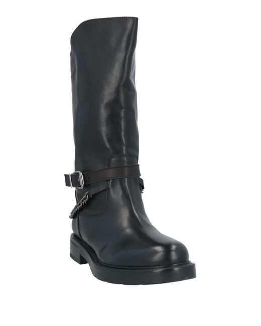 Vicenza Black Ankle Boots Leather