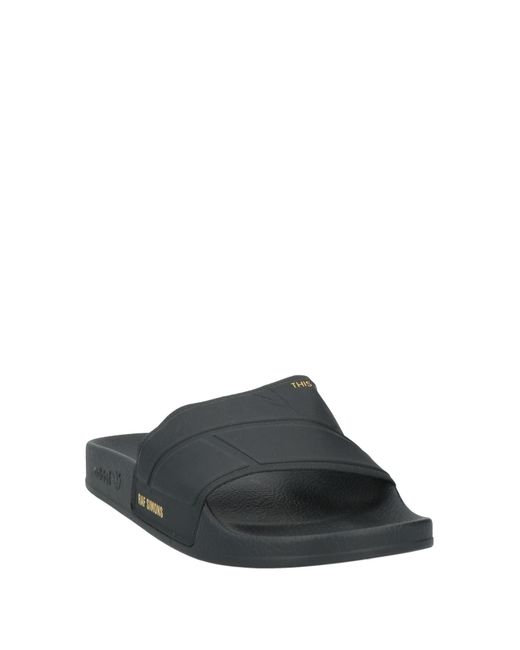 Adidas By Raf Simons Black Sandals for men