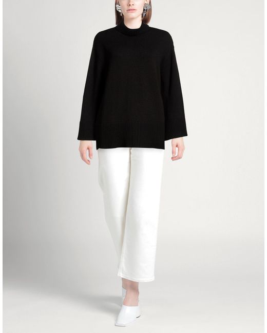 Soallure Black Turtleneck