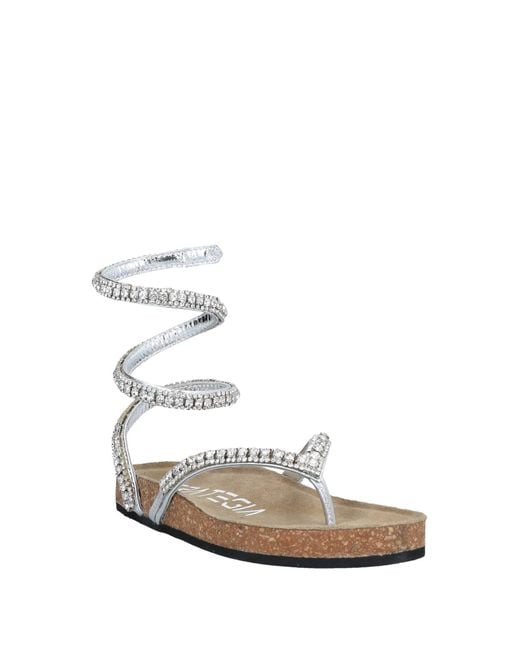 Strategia White Thong Sandal