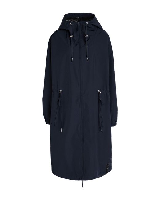 ARMANI EXCHANGE Blue Overcoat & Trench Coat