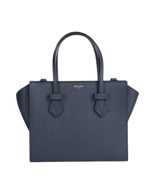 Moreau Paris Blue Handbag Leather