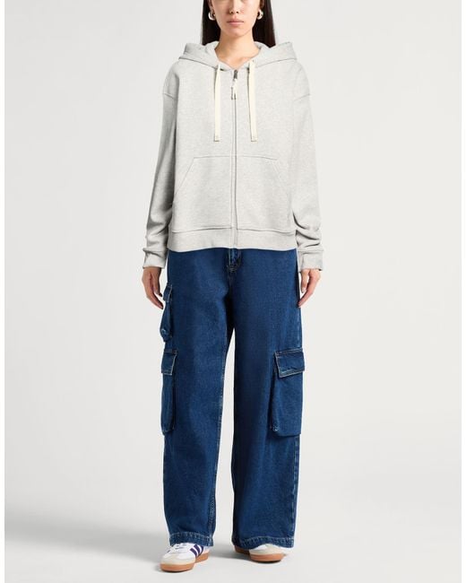 Weekend by Maxmara White Sweatshirt Cotton, Polyester