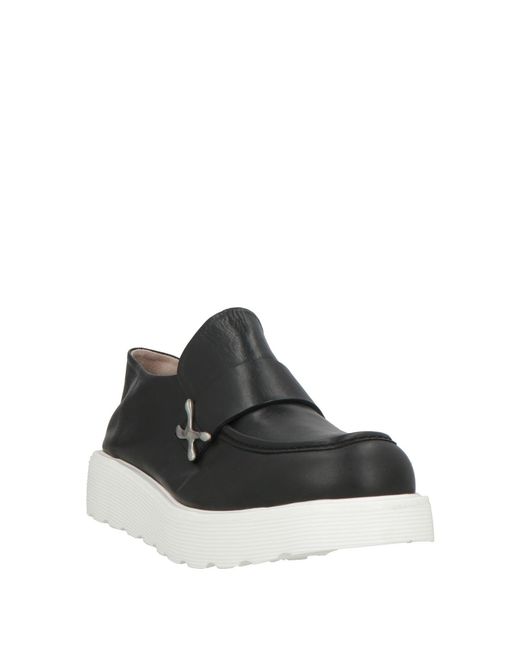 Ixos Black Loafers Leather