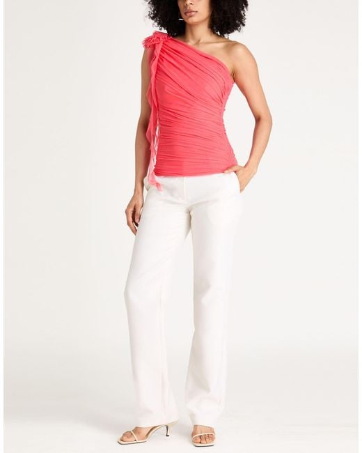 La Petite Robe Di Chiara Boni Pink Coral Top Polyamide, Elastane