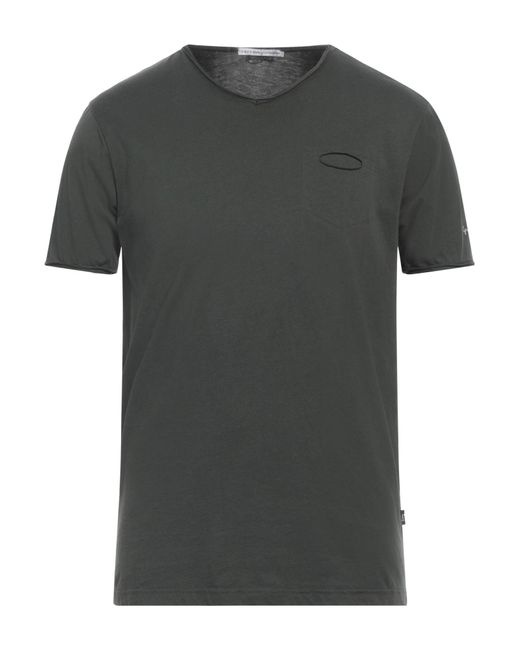 Grey Daniele Alessandrini Gray T-shirt for men