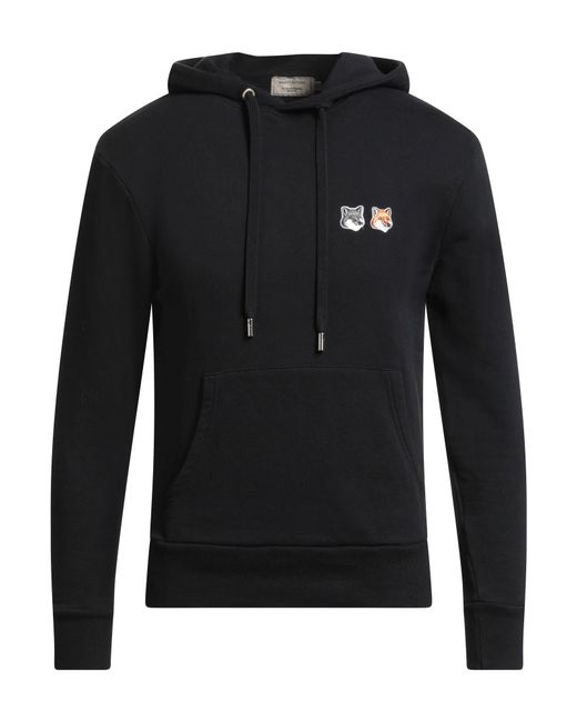 Maison Kitsuné Black Sweatshirt Cotton for men