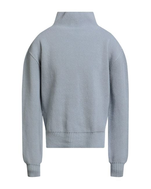 Rick Owens Blue Turtleneck