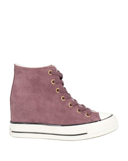 Converse Purple Trainers