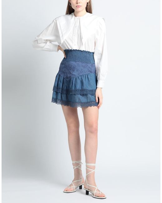 Liu Jo Blue Mini Skirt