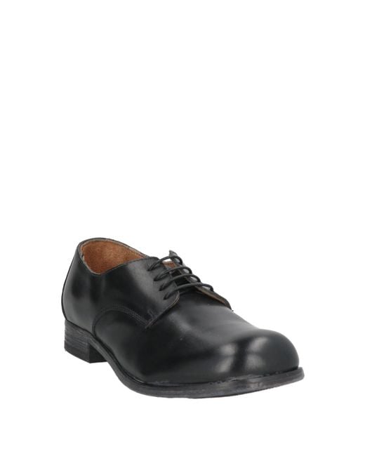 Moma Gray Lace-Up Shoes Calfskin
