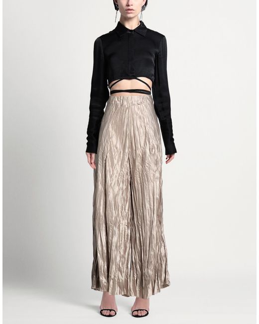 Masnada Natural Pants Polyester, Viscose