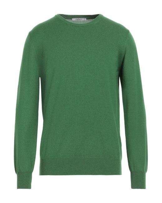Kangra Green Sweater Wool, Silk, Cashmere for men