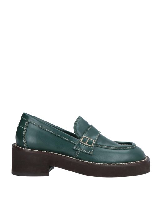 MM6 by Maison Martin Margiela Green Loafers