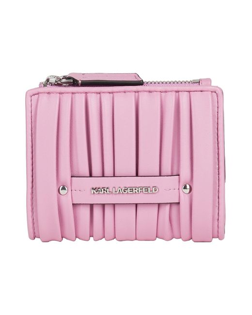 Billetera Karl Lagerfeld de color Pink