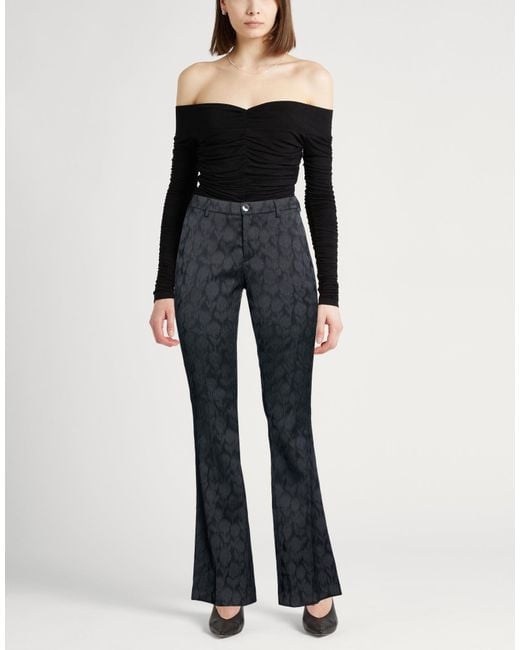 PT Torino Blue Pants Viscose, Acetate, Polyamide, Elastane