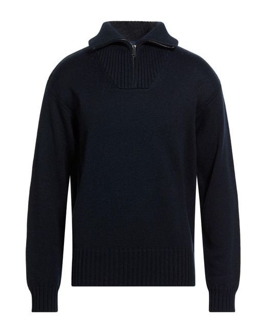 Daniele Fiesoli Blue Turtleneck Merino Wool, Acrylic for men