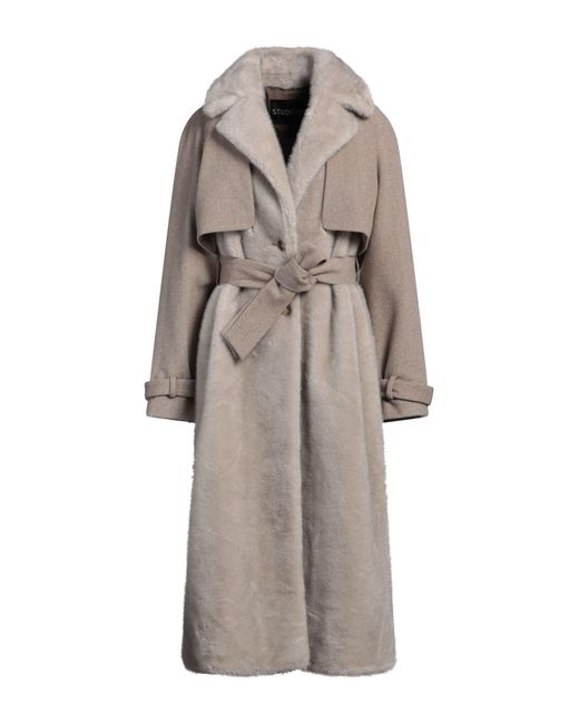 STUDIO AR Gray Shearling & Teddy
