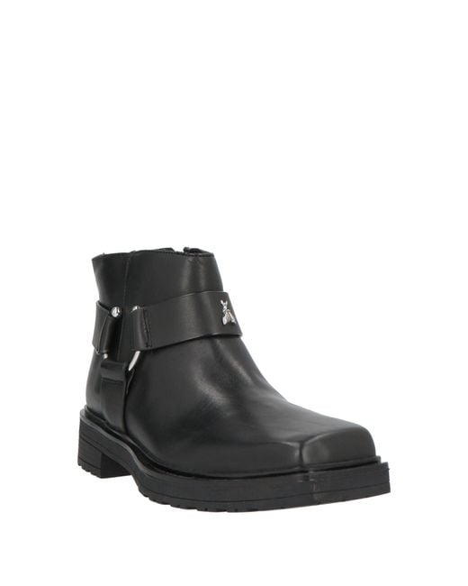 Patrizia Pepe Black Ankle Boots Leather