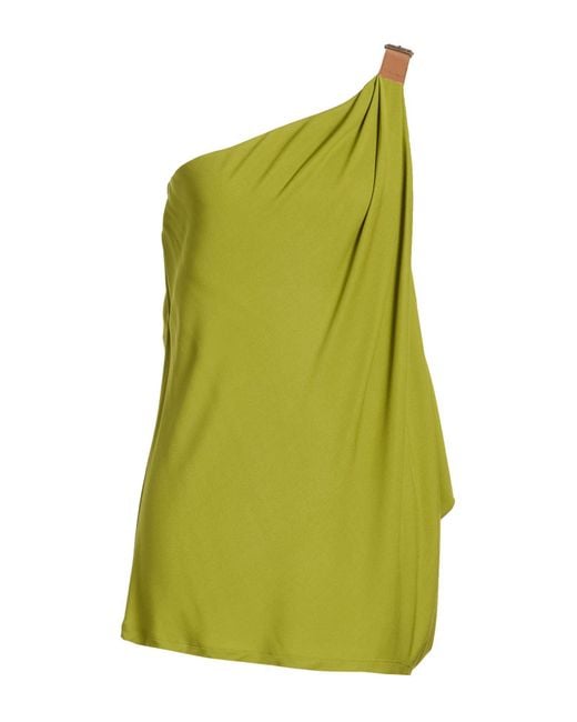 Alberta Ferretti Green Tops