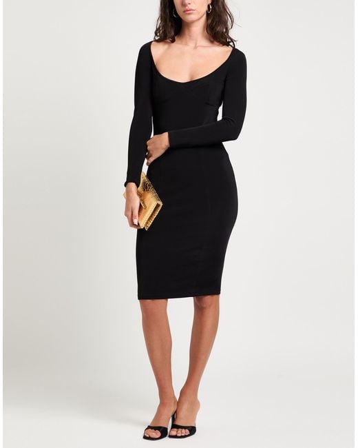 Pinko Black Midi Dress