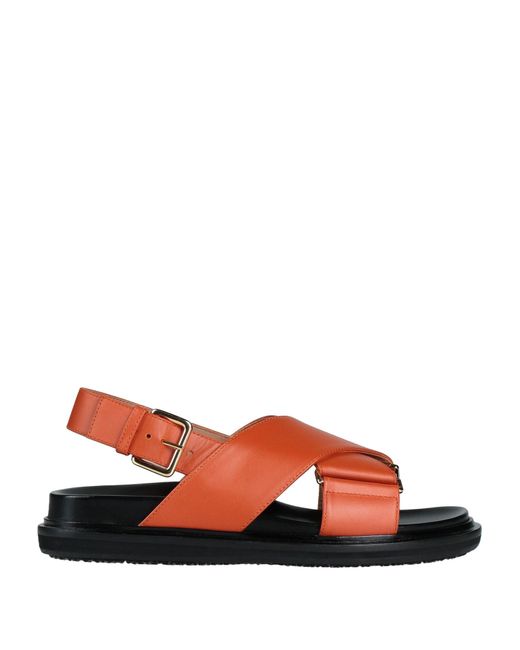 Marni Red Sandals