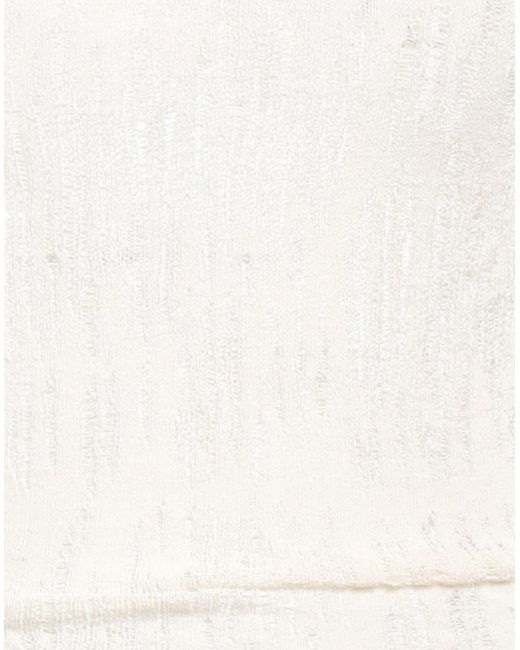 Isabel Benenato White Sweater Viscose, Elastane