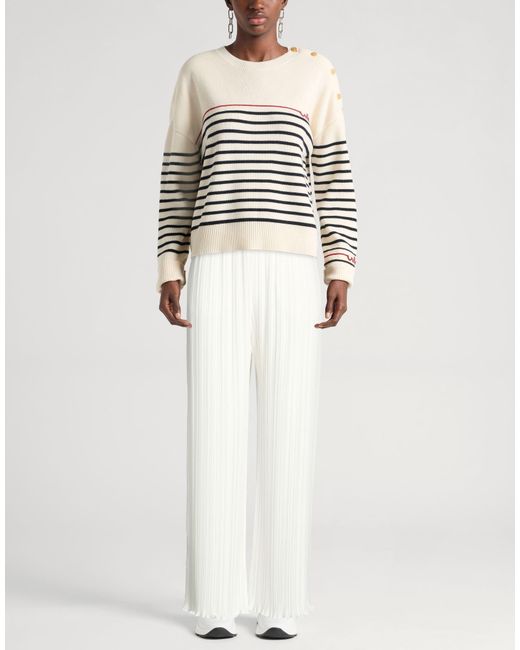 Lanvin White Pants Polyester