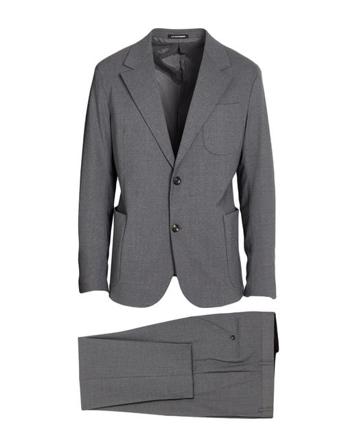 Emporio Armani Gray Suits for men
