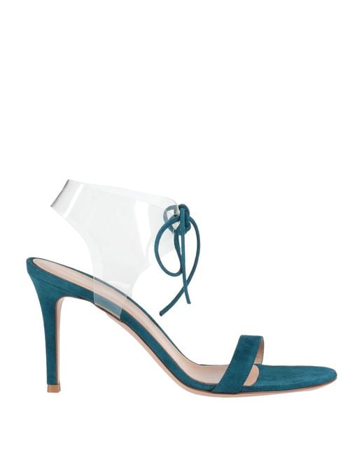 Gianvito Rossi Blue Sandals