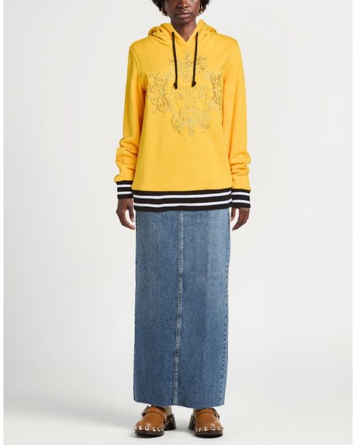 Versace Jeans Couture Yellow Sweatshirt