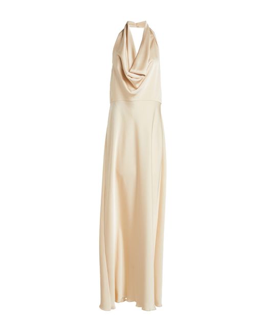 SIMONA CORSELLINI Natural Maxi-Kleid