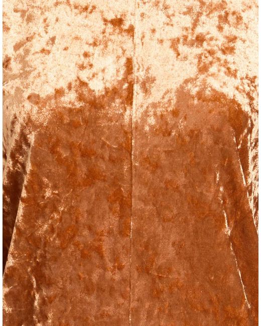 Forte_forte Brown Tan Top Polyester, Elastane