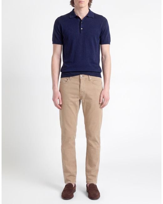 Tramarossa Natural Pants Cotton, Modal, Polyester, Polyurethane for men