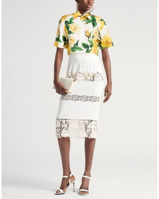 Dolce & Gabbana Metallic Shirt Cotton