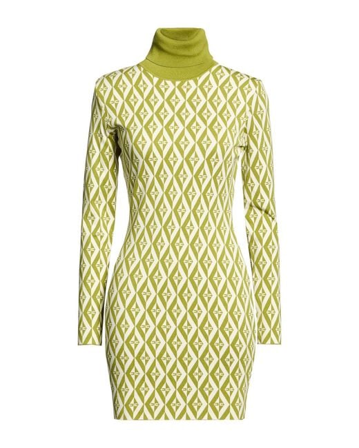 Elisabetta Franchi Metallic Mini Dresses