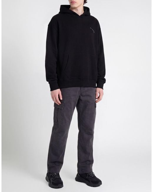Gran Sasso Black Sweater Virgin Wool, Viscose, Cashmere for men
