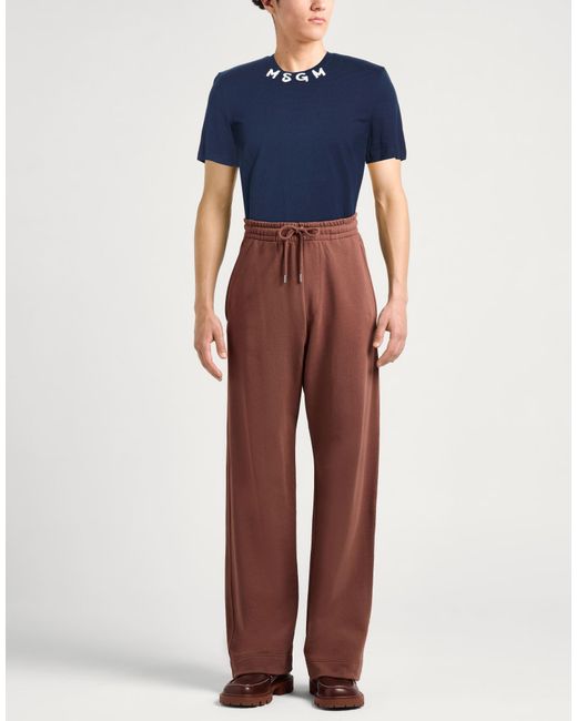 Camiseta MSGM de hombre de color Blue