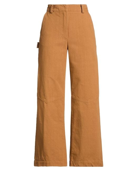 Erika Cavallini Semi Couture Brown Pants