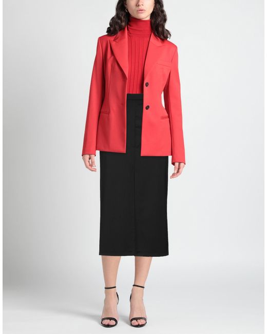 Pinko Black Midi Skirt
