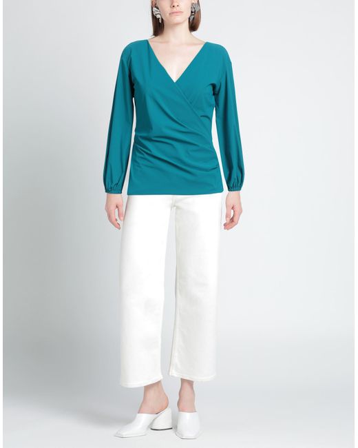 La Petite Robe Di Chiara Boni Blue T-shirt