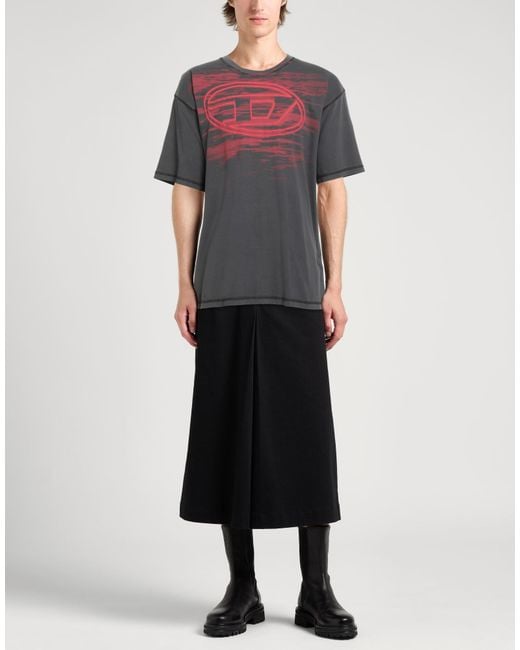 DIESEL Gray T-Shirt for men